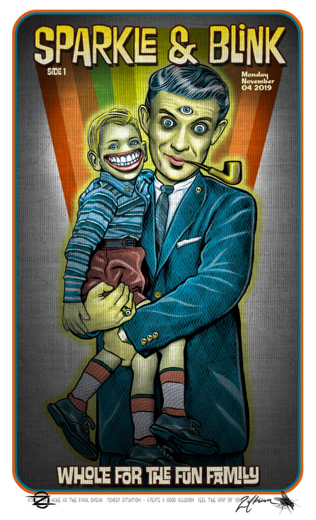 sPARKLE & bLINK 102 cover art by Zoltron