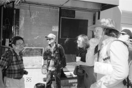 Sarah Stangle, Chris Buck, and some citizen poets & wanderers of the day