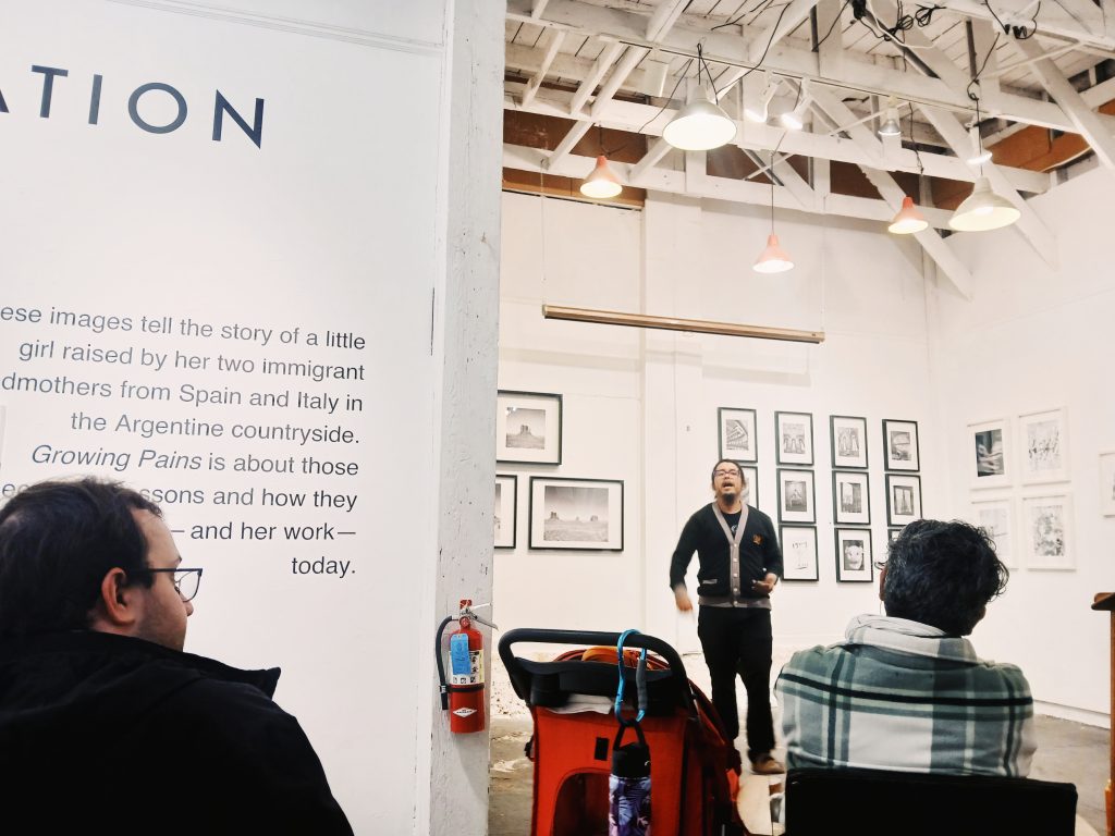 Angel Dominguez reads at Medicine for Nightmares.